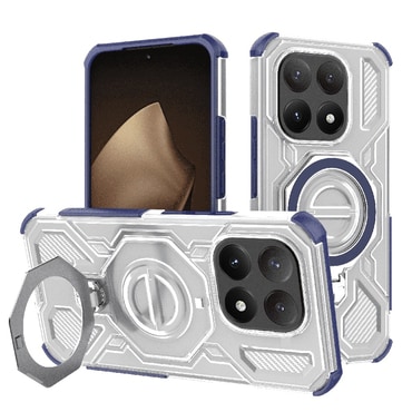 Hibridni ovitek "Carbon Shield Pro" za Xiaomi 15T - blue transparent