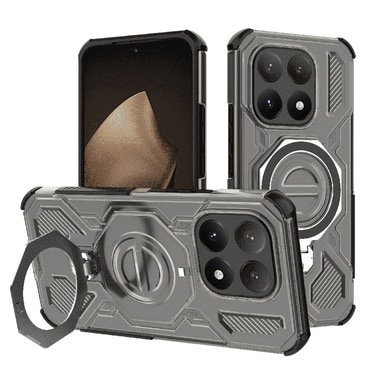 Hibridni ovitek "Carbon Shield Pro" za Xiaomi 15T - smoke black