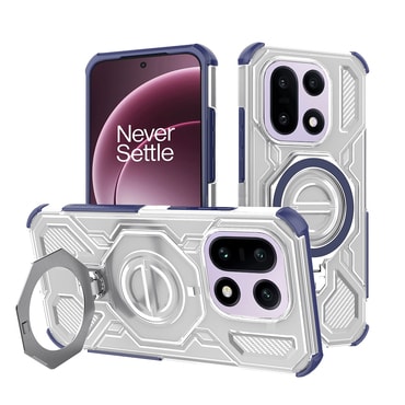 Hibridni ovitek "Carbon Shield Pro" za OnePlus 15 - blue transparent