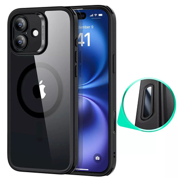 Hibridni ovitek ESR "Classic Hybrid HaloLock" za iPhone 16 - clear black