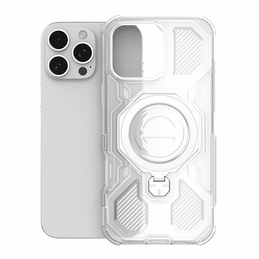 Hibridni ovitek "Carbon Shield Pro" za Xiaomi Redmi Note 15 Pro Plus / Poco M8 Pro - white transparent