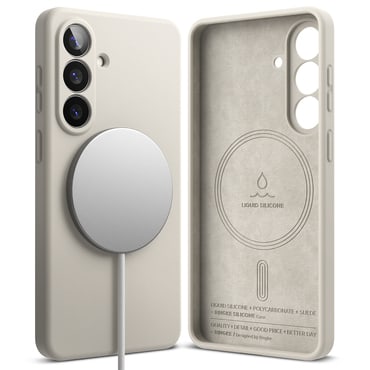 Ovitek Ringke "Silicone Magnetic" za Samsung Galaxy S26 - stone