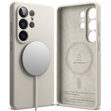 Ovitek Ringke "Silicone Magnetic" za Samsung Galaxy S26 Ultra - stone