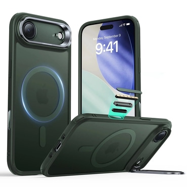 Hibridni ovitek ESR "Classic Hybrid HaloLock Kickstand" za iPhone Air - frosted green