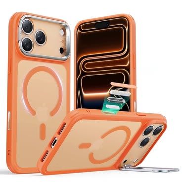 Hibridni ovitek ESR "Classic Hybrid HaloLock Kickstand" za iPhone 17 Pro - frosted orange