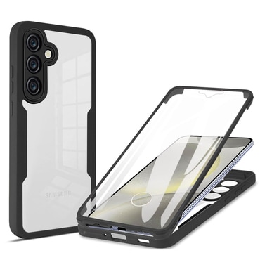 Hibridni Full body ovitek Techsuit "ColorVerse 360" za Samsung Galaxy S25 - black