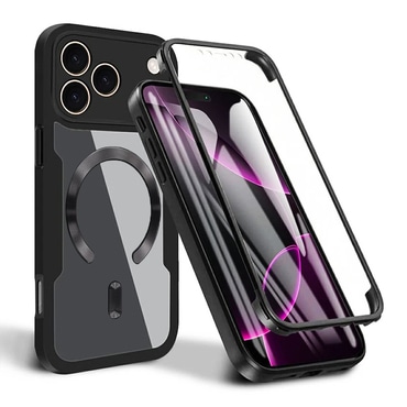 Hibridni Full body ovitek Techsuit "ColorVerse 360 MagSafe" za iPhone 17 Pro - black