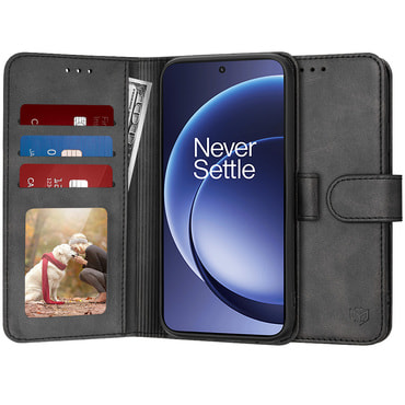 Etui Techsuit "Diary Book" za OnePlus 15R - črn