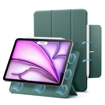 Magnetni etui ESR "Rebound Magnetic" za iPad Pro 12.9 2020 / iPad Pro 12.9 2021 / iPad Pro 12.9 2022 / iPad Air 13 2024 / iPad Air 13 2025 - forest green