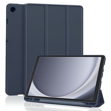 Etui Techsuit "Flex Trifold" z držalom za pisalo za Samsung Galaxy Tab A9 - dark blue