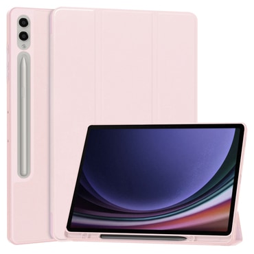 Etui Techsuit "Flex Trifold" z držalom za pisalo za Samsung Galaxy Tab S9 Plus / S10 Plus - pink
