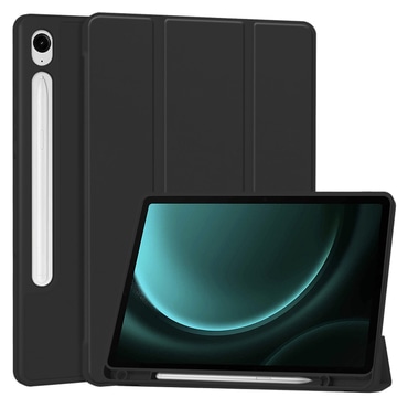 Etui Techsuit "Flex Trifold" z držalom za pisalo za Samsung Galaxy Tab S9 FE / S10 FE - black