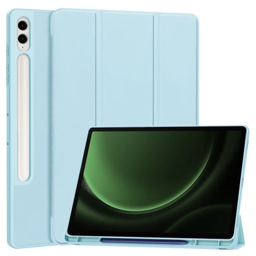 Etui Techsuit "Flex Trifold" z držalom za pisalo za Samsung Galaxy Tab S9 FE Plus - sky blue