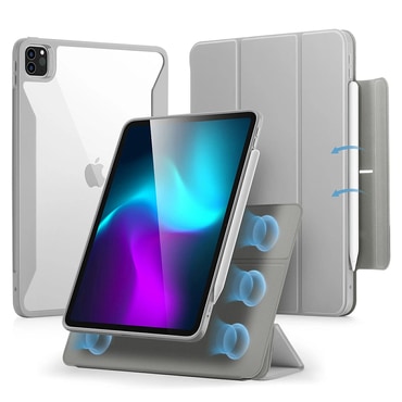 Magnetni 2v1 ovitek ESR "Rebound Hybrid 360" za iPad Pro 11 2024 / iPad Pro 11 2025 - grey