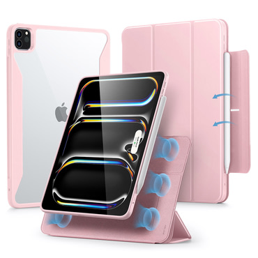 Magnetni 2v1 ovitek ESR "Rebound Hybrid 360" za iPad Pro 13 2024 / iPad Pro 13 2025 - pink