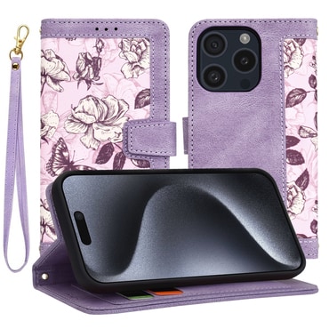 Etui Techsuit "FlipCraft" za iPhone 15 Pro - mysterious purple