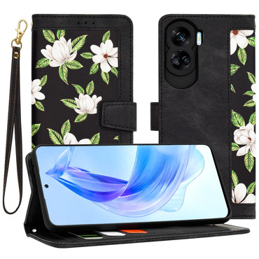 Etui Techsuit "FlipCraft" za Honor 90 Lite - flowers of the dawn