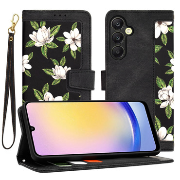 Etui Techsuit "FlipCraft" za Samsung Galaxy A25 - flowers of the dawn