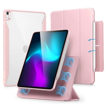 Magnetni 2v1 ovitek ESR "Rebound Hybrid 360" za iPad Air 13 2024 / iPad Air 13 2025 - pink