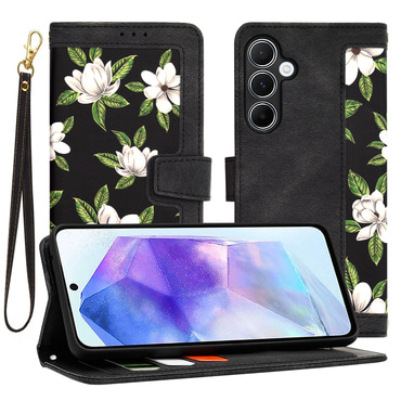 Etui Techsuit "FlipCraft" za Samsung Galaxy A55 - flowers of the dawn
