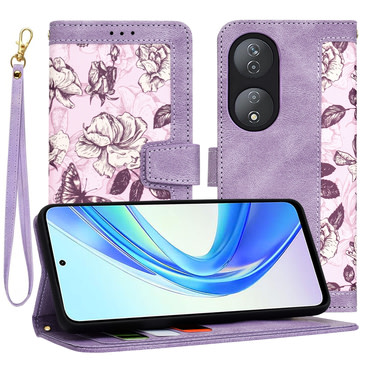 Etui Techsuit "FlipCraft" za Honor X7b - mysterious purple
