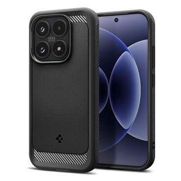 Ovitek Spigen "Rugged Armor" za Xiaomi 17 - black