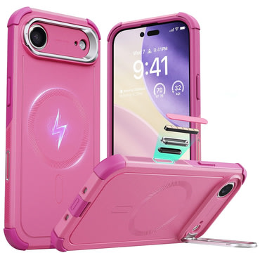 Hibridni ovitek ESR "Cyber Armor Kickstand" za iPhone Air - pink