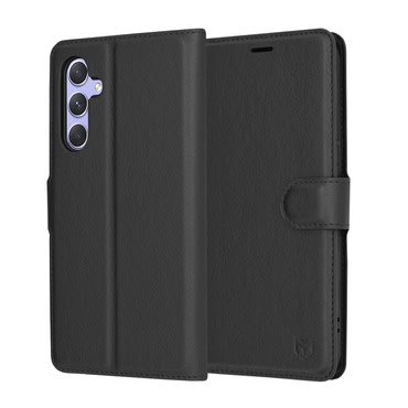 Etui Techsuit "Leather Folio" za Samsung Galaxy A54 5G - črn