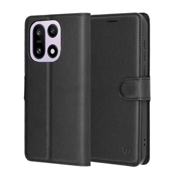 Etui Techsuit "Leather Folio" za OnePlus 15 - črn