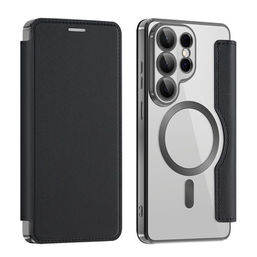 Etui "SmartMag Book" z Magsafe tehnologijo in RFID denarnico za Samsung Galaxy S26 Ultra - black