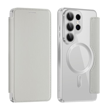 Etui "SmartMag Book" z Magsafe tehnologijo in RFID denarnico za Samsung Galaxy S26 Ultra - gray