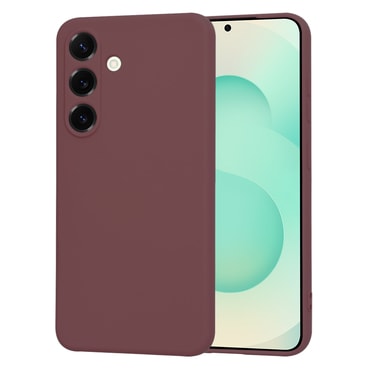 Silikonski ovitek Techsuit SoftFlex za Samsung Galaxy S25 Plus - temno rdeč