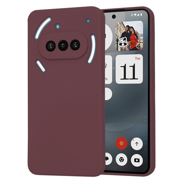 Silikonski ovitek Techsuit SoftFlex za Nothing Phone (3a) - temno rdeč