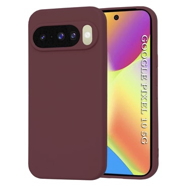 Silikonski ovitek Techsuit SoftFlex za Google Pixel 10 / 10 Pro - temno rdeč