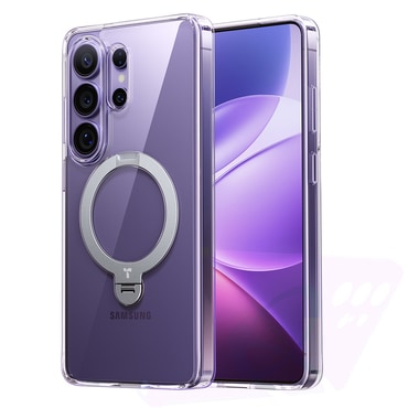 Premium ovitek Torras "Ostand Spin" za Samsung Galaxy S26 Ultra - clear