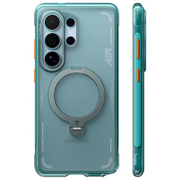 Premium ovitek Torras "Ostand Spin Air MagSafe" za Samsung Galaxy S26 Ultra - glacier green