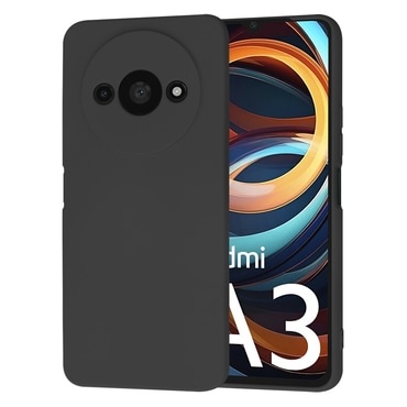 Silikonski ovitek Techsuit SoftFlex za Xiaomi Redmi A3 - črn