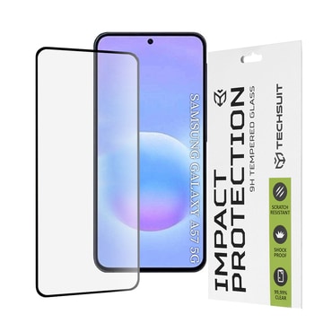 Premium 3D Full Body zaščitno steklo Techsuit za Samsung Galaxy A57 - črno