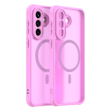 Hibridni ovitek "HaloFrost II MagSafe" za Samsung Galaxy A37 - pink