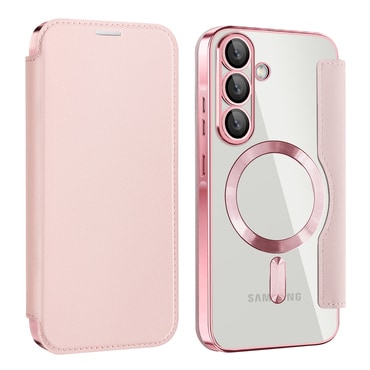Etui "SmartMag Book" z Magsafe tehnologijo in RFID denarnico za Samsung Galaxy A37 - pink