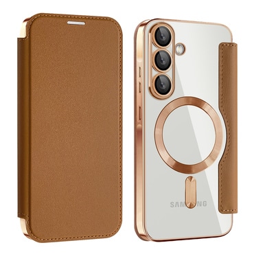 Etui "SmartMag Book" z Magsafe tehnologijo in RFID denarnico za Samsung Galaxy A37 - brown