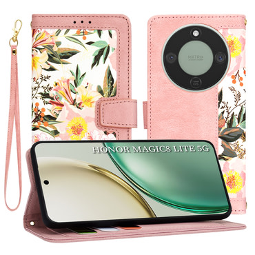 Etui Techsuit "FlipCraft" za Honor Magic8 Lite - sweetheart pink