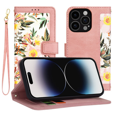 Etui Techsuit "FlipCraft" za iPhone 14 Pro - sweetheart pink