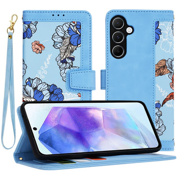 Etui Techsuit "FlipCraft" za Samsung Galaxy A55 - vibrant blue