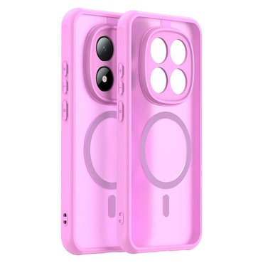 Hibridni ovitek "HaloFrost II MagSafe" za Xiaomi Redmi Note 15 Pro 5G - pink
