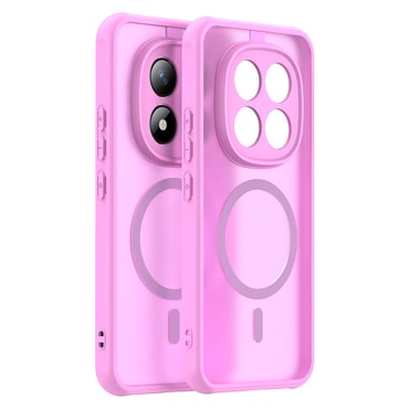 Hibridni ovitek "HaloFrost II MagSafe" za Xiaomi Redmi Note 15 Pro Plus / Poco M8 Pro - pink