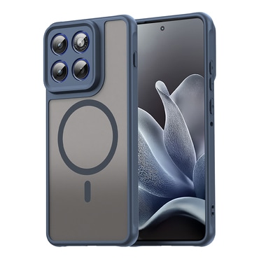 Hibridni ovitek "HaloFrost II MagSafe" za Motorola Edge 70 - navy blue