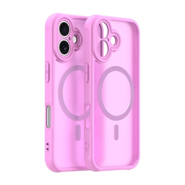Hibridni ovitek "HaloFrost II MagSafe" za iPhone 17 - pink