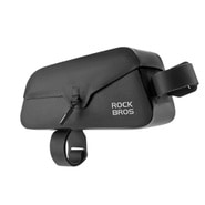 Kolesarska torba za okvir Rockbros B39 0.9L - vodoodporna, magnetno zapiranje - black