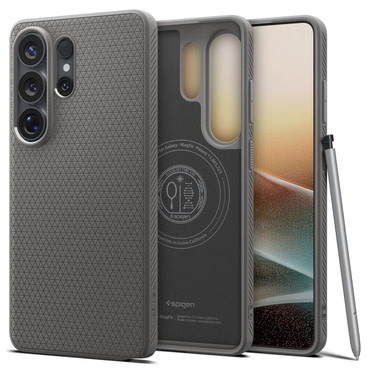 Ovitek Spigen "Liquid Air Magsafe" za Samsung Galaxy S26 Ultra - marble grey